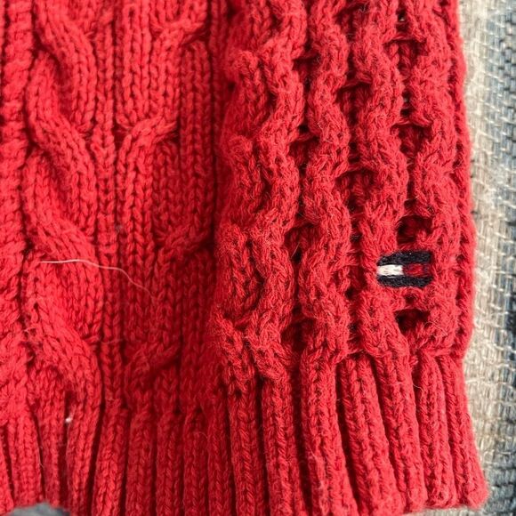 TOMMY HILFIGER RED sweater size XL - Picture 5 of 7